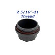 DeeMaxx Gray Aluminum MaxxGuard Threaded Replacement Dust Cap for 3,500 lb Hubimage3