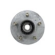 DeeMaxx Pre Greased Galvanized Threaded Boat Trailer Hub Kit 5 Lug 3500lb Axleimage3