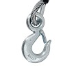 Single Blue Vinyl Clevis Hook Trailer Safety Cable 42 inches 25,000lb by Demcoimage3