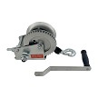  Zinc Plated 1800lb Boat Trailer Winch with 2in x 20ft Winch Strapimage1