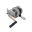  Zinc Plated 2 Speed 2000lb Boat Trailer Winch with 2in x 20ft Winch Strapimage2