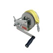  Zinc Plated 2 Speed 2500lb Boat Trailer Winch with Heavy Duty 2in x 20ft Winch Strapimage2