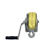  Zinc Plated 2 Speed 2500lb Boat Trailer Winch with Heavy Duty 2in x 20ft Winch Strapimage3